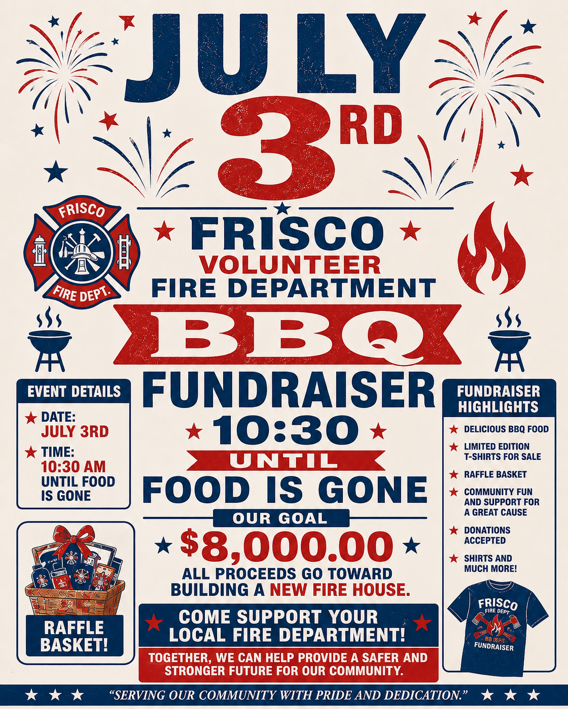 Frisco Volunteer Fire Department Fundraiser
